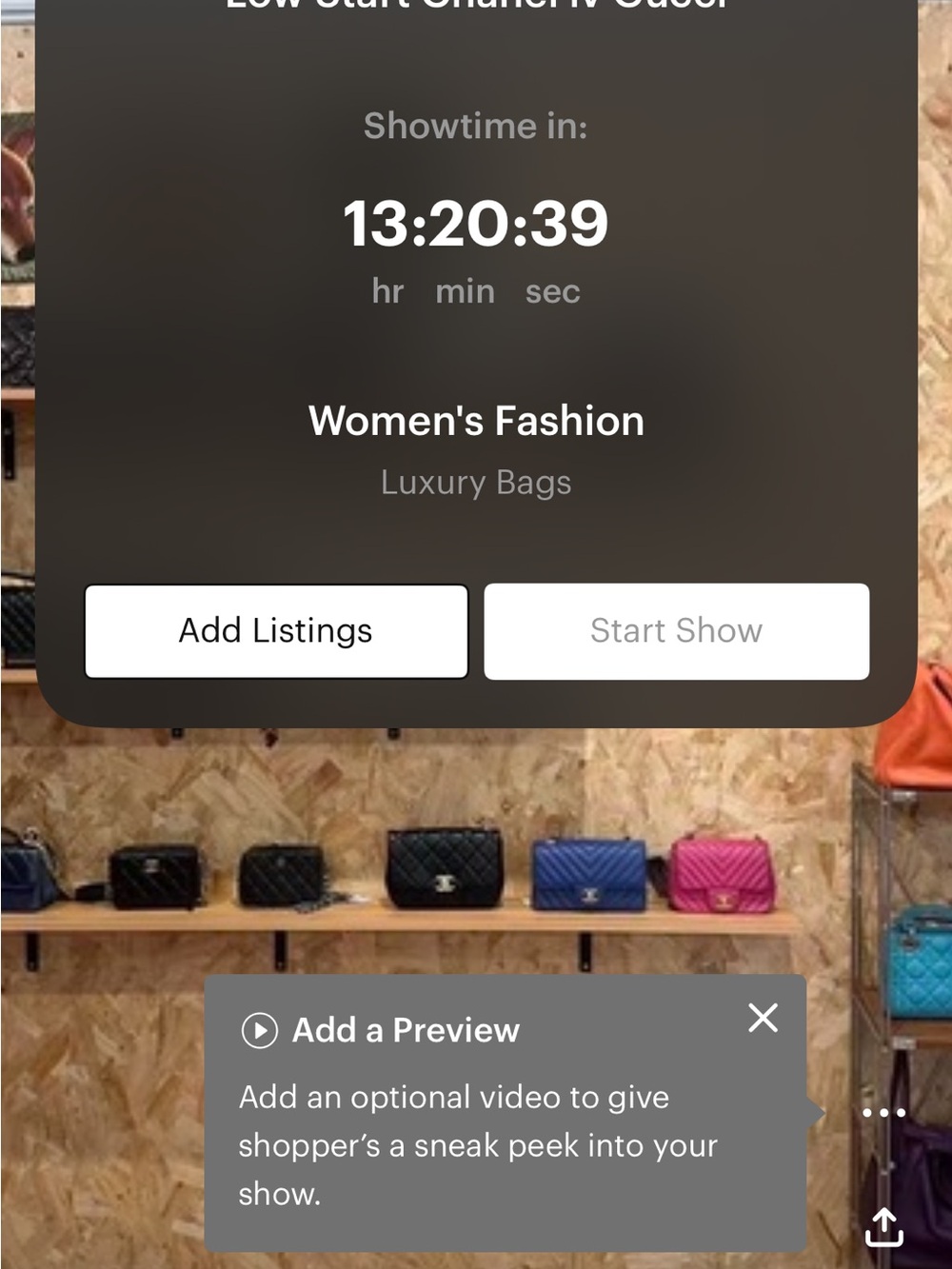 Live Show Chanel Quilted Flap Bag - Pink